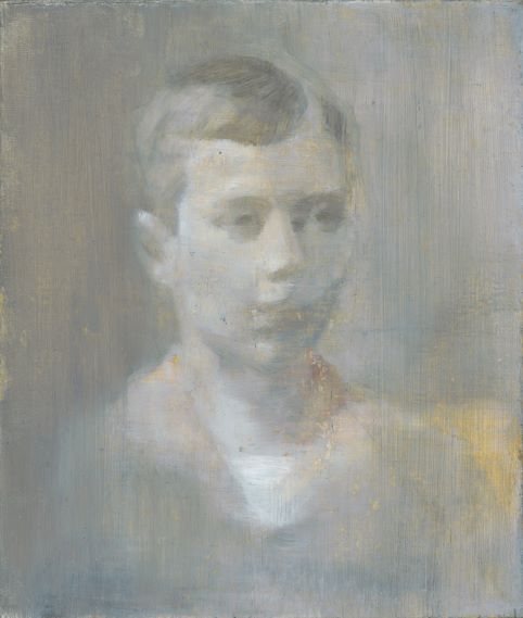 Jungenporträt, Grisaille